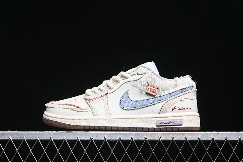 All Categories Air Jordan Jordan Series Basketball Shoes Air Jordan 1 Low Air Jordan 1 Low AJ1 Joe 1 Panda Prank Lead the Dream Lian Lizhi Mi Blue Retro Basketball Shoes FZ5046-041
